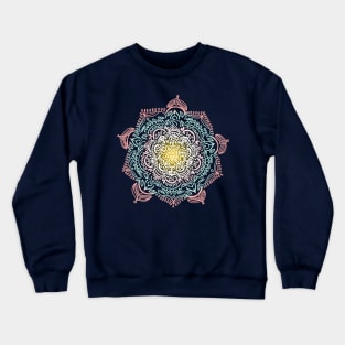 Desert Sunrise Mandala Crewneck Sweatshirt